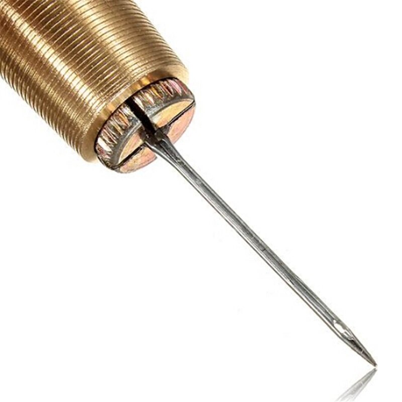 Nuttig Leather Craft Schoenen Tent Naaien Priem Hand Stitcher Taper Naald Kit