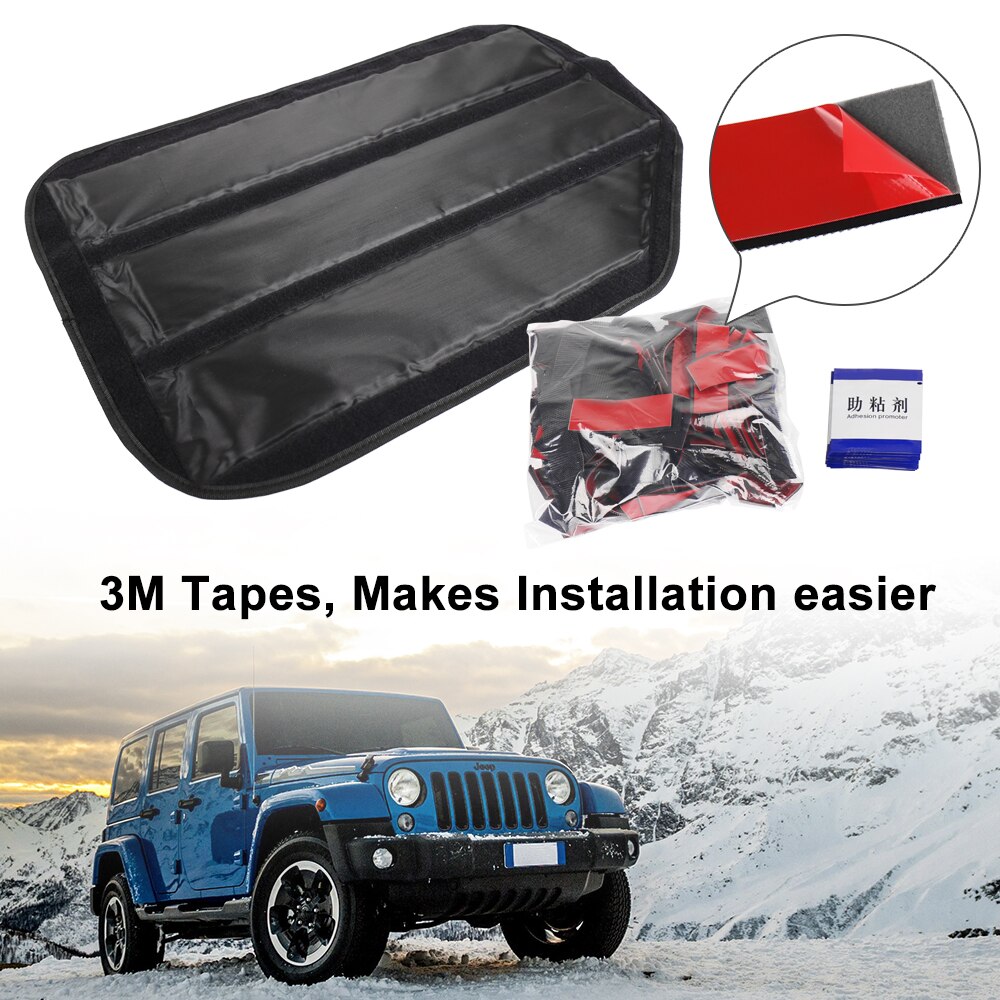 4-Piece Heat Insulation Headliner Kit For 2012-2017 Jeep Wrangler JK 2-Door Hardtop By SHINEKA