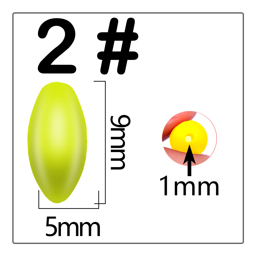 EVA Eye-catching Bean Fishing Float Fluorescent Drift Ball Foam Hit Indicator Fishing Float Buoyancy Ball Fishing Accessories: MULTI