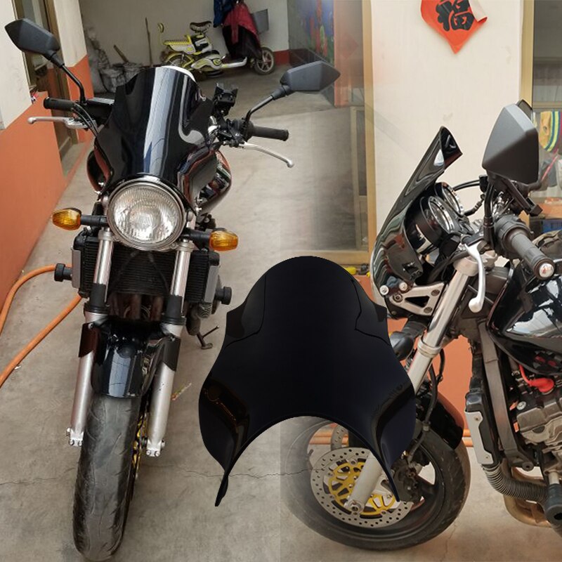 For Suzuki Bandit GSF 600 1200 GS500 GSX1100G VX800 ABS Motorcycle motorbike Windshield/Windscreen+screws Black