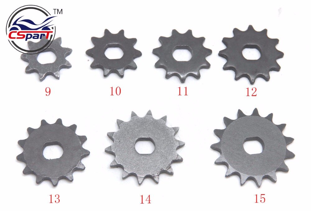 9 10 11 12 13 14 15 Tooth 9T 10T 11T 12T 13T 14T 15T T8F Sprocket 10MM For Razor EVO IZIP 500W 1000W Electric Scooter