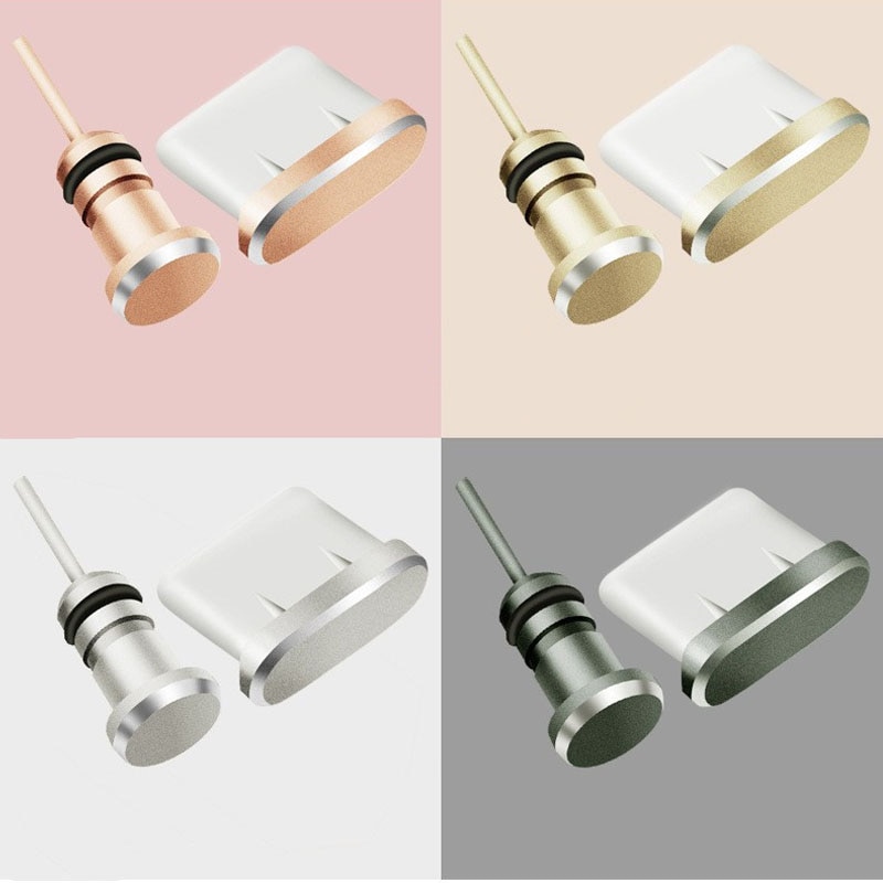 Typ-C Staub Stecker USB Ladung Hafen Schutz matel Staub Stecker Abdeckung für Samsung Huawei Kamerad 30 Profi Xiaomi cc9 Telefon Zubehör