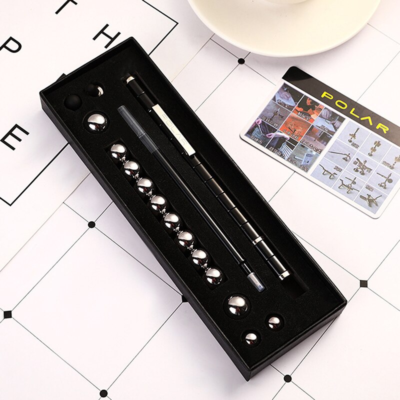 Metalen Magnetische Pen 1.0Mm Gel Pen Telefoon Touch Pen Modulaire Denken Inkt Decompressie Speelgoed Kantoorbenodigdheden