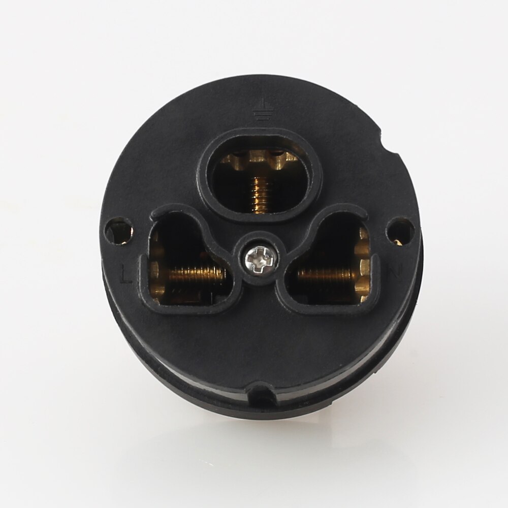 Viborg VM501G Pure Copper Gold Plated US AC Power Plug Connector for Audio DIY Mains Power Cable