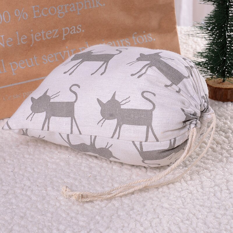 Handgemaakte Katoenen Linnen Opslag Pakket Tas Tasje Kleine Portemonnee Reizen Vrouwen Kleine Doek Bag Pouch