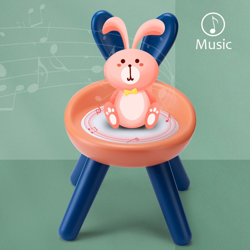 Chaise en plastique pour enfants dessin animé, avec et sans choix de musique, idéale pour l&#39;artisanat artistique, Snack temps, école à domicile, devoirs, pour enfants