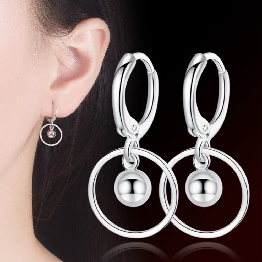 NEHZY 925 sterling silver woman jewelry Long paragraph tassel earrings Round cutout