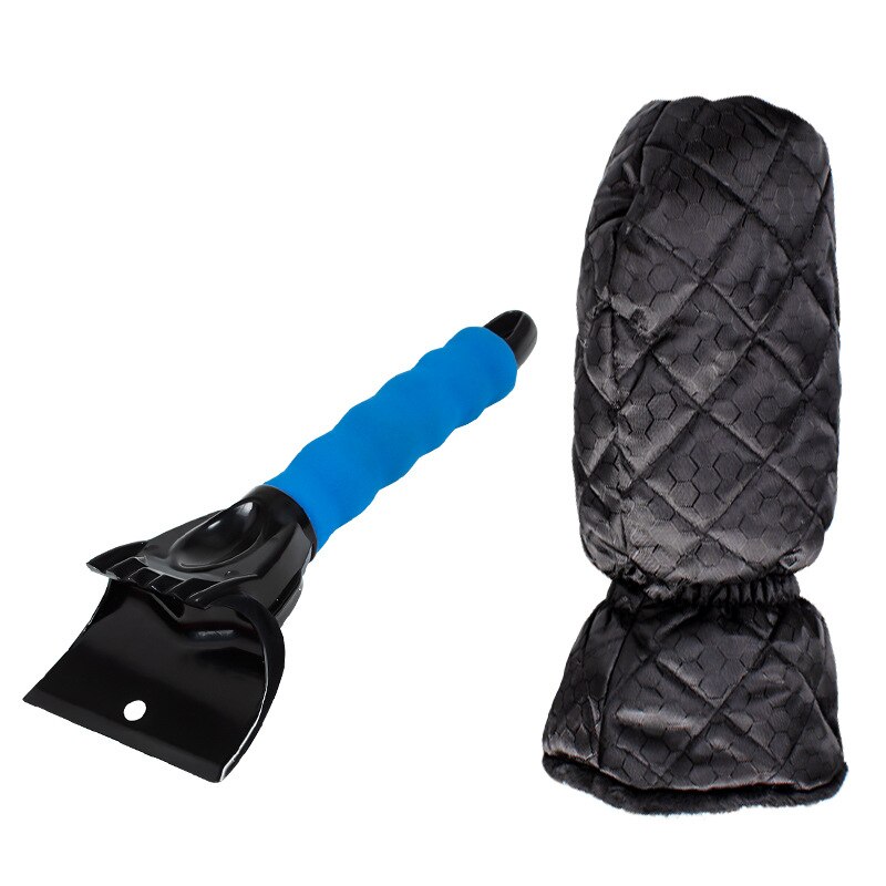 2 Stuks Sneeuwschep met warme handschoenen autoraamschraper nood auto 2 Stuks Sneeuwschep met warme handschoenen autoraamschraper nood auto
