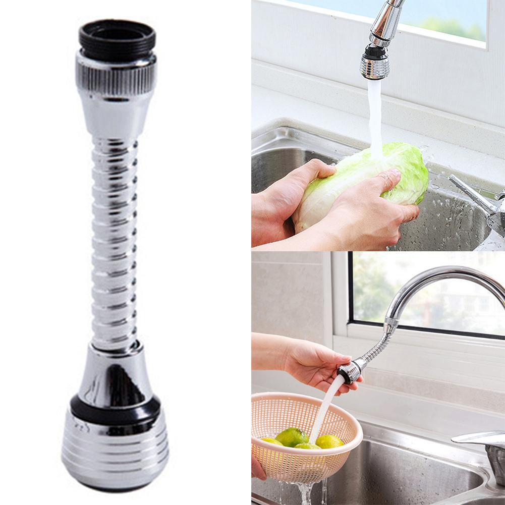 2 Mode 360 Rotatable Water Saving Bubbler High Pressure Nozzle Faucet Extender Filter Tap Adapter Bathroom Home Kitchen Tool