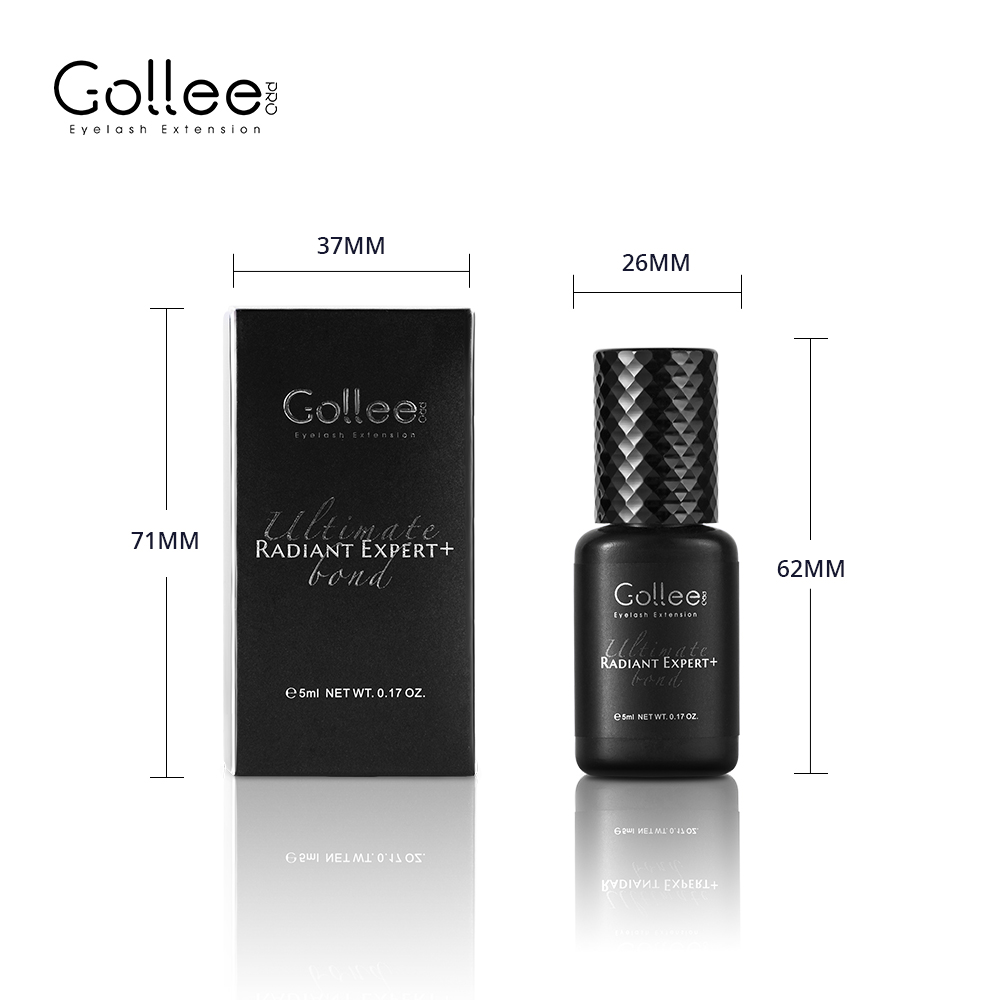 Gollee Eyelash Glue 0.5s Fast drying lashes glue for Salon Artist Eyelash Extensions Glue Profession eyelash extension supplies