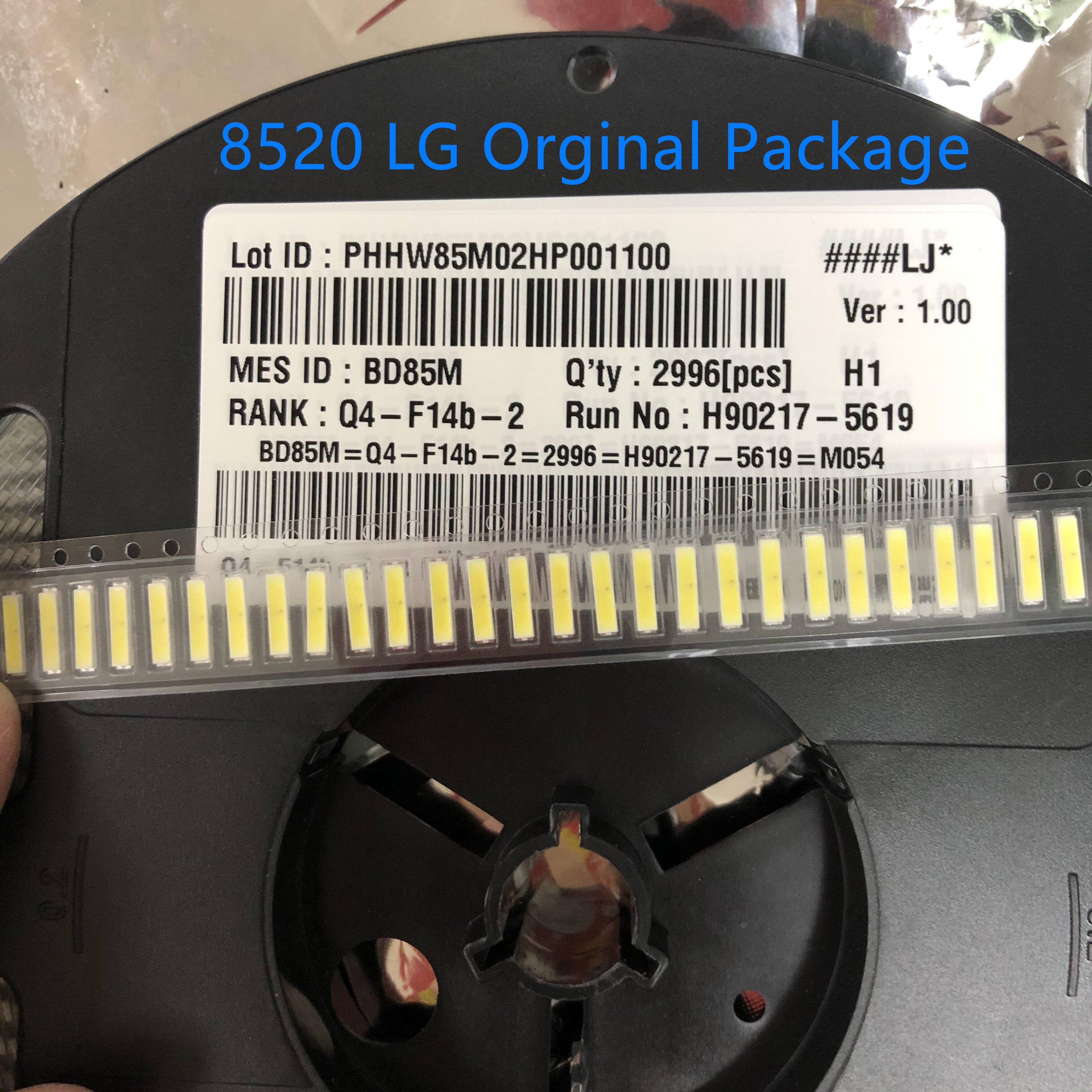 100PCS FOR LG SMD 8520 LED Innotek LED LED Backlight 0.5W 8520 3V Cool white 50-55LM TV Application