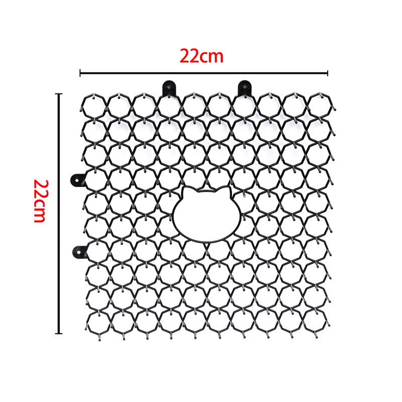 Kat scat måtte anti-kat stikkestrimler holder katten væk sikker plastik pigge kat hundeafvisende måtten kæledyr torn netværk haven forsyninger