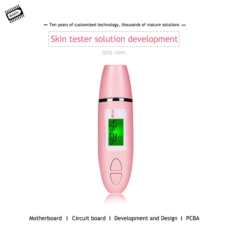 Digital LCD Display Skin Sensor Tester Face Moisture Water Oil Analyzer Facial Skin Care Tools Monitoring Skin Testers