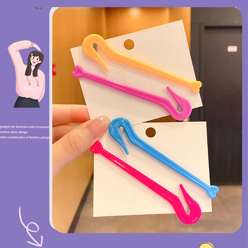 Nuevas herramientas para quitar bandas de goma para el cabello, cortador de goma para no daña la cabeza de salón, cuchillo para cortar, accesorios de estilismo, colores mezclados