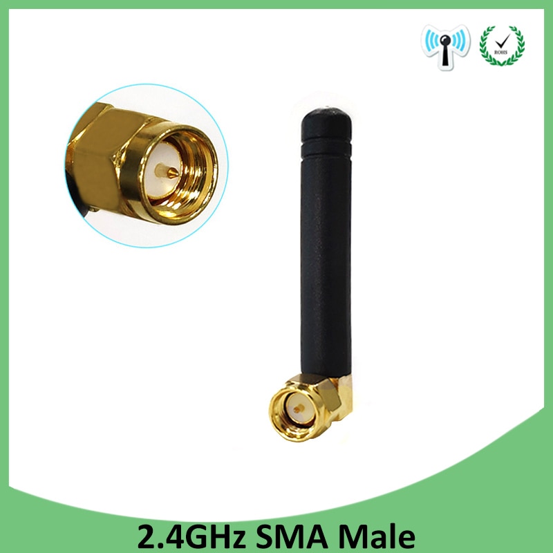 2,4 GHz antenne wifi SMA Stecker 2 ~ 3dbi 2,4 ghz antena wi fi Kleine Größe antenne weiß wi-fi antenas antennen Router