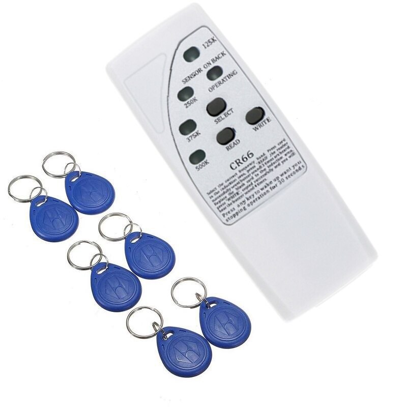 Draagbare rfid-kaartlezer schrijver 125 khz kopieermachine duplicator id-tags programmeur met lichtindicator sleutelkaartreplicator id-kaart cl