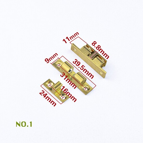 Copper ball bearing card door ball bead wardrobe door lock ball lock cabinet door furniture hardware accessories: 1