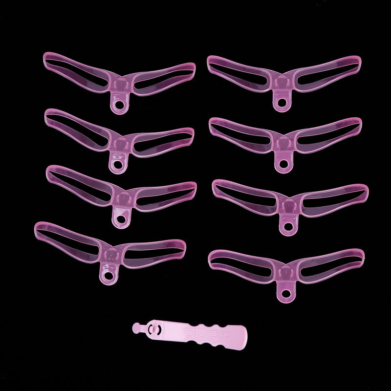 8pcs/set eyebrow Stencils different eyebrow shaper model makeup beauty tool useful eyebrow drawing guide Template AC067