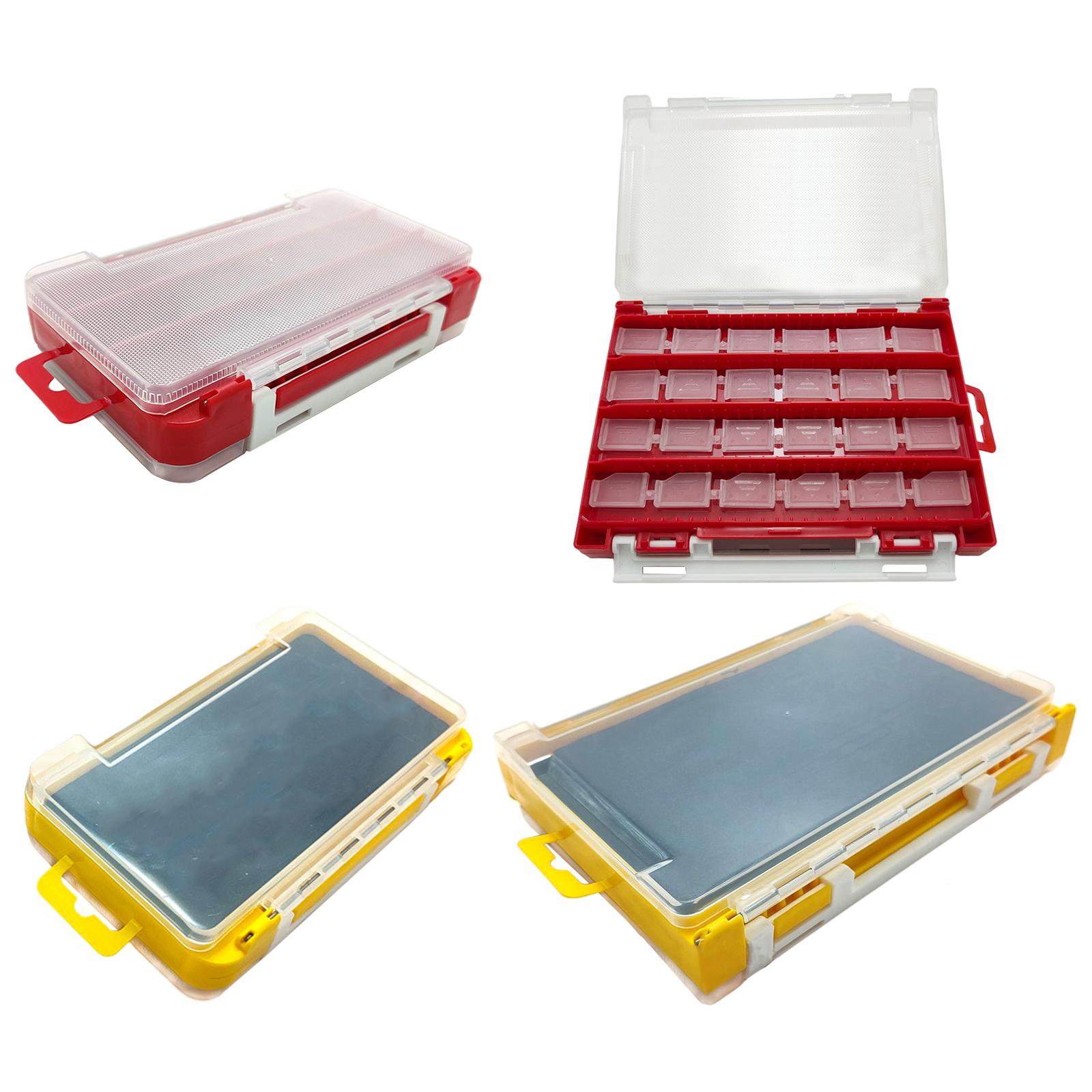 Double Sided Tackle Storage Containers Bait Box Durable Material Accessory