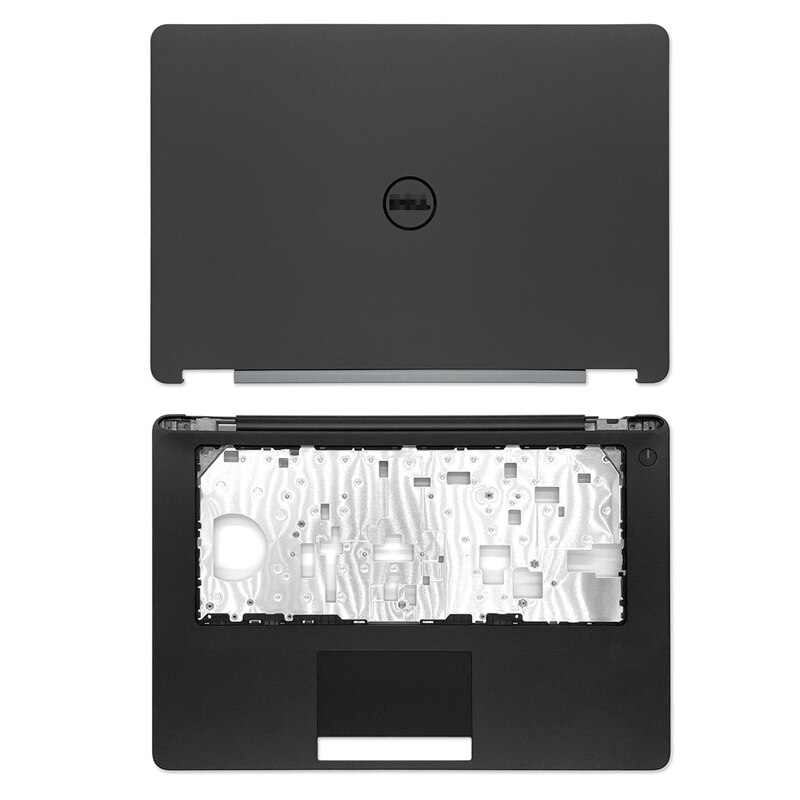 Coque arrière pour Dell Latitude E5470, avec cadre avant, charnière, repose-paume, boîtier inférieur, coque arrière, sans contact,
