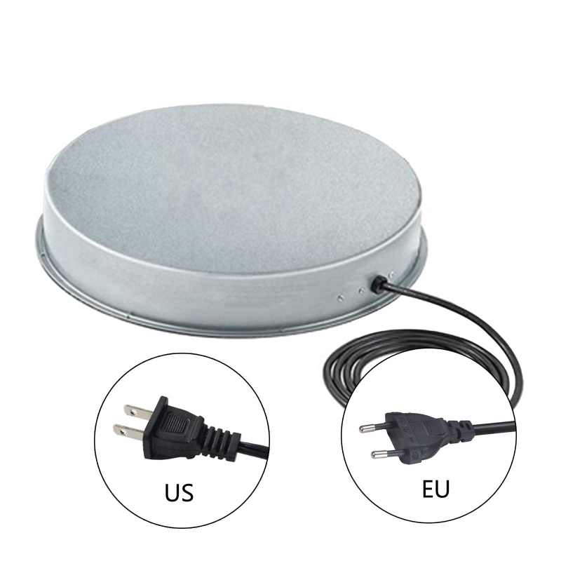 Metal Poultry Founts Water Heater Poultry Waterer Heated Base for Farm Feeder