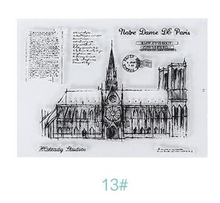 Transparent Silikon Mehrere Stile Dichtung Stempel Karte, Der 3d Stempel Transparent Stempel für Scrapbooking Klar Briefmarken: 12