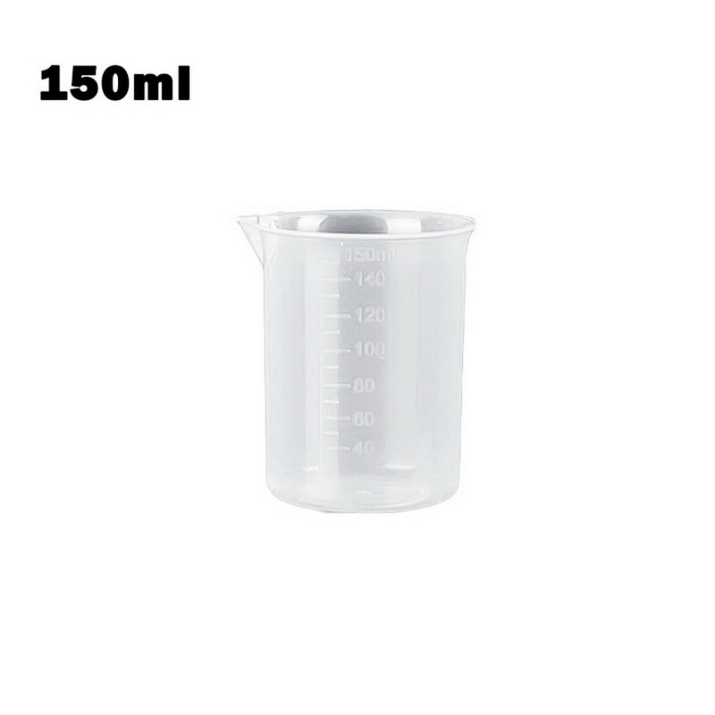 Handleless Plastic Measuring Cups Kitchen Bar Supplies Transparent Plastic Baking Measuring Cup Various Capacities Beaker Liquid: 1pc 150ml