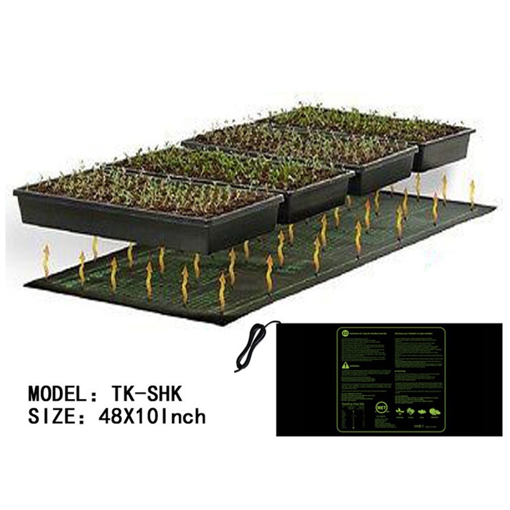 Seedling Heating Mat 50x25cm Waterproof Plant Seed Germination Propagation Clone Starter Pad 110V/220V Garden Supplie