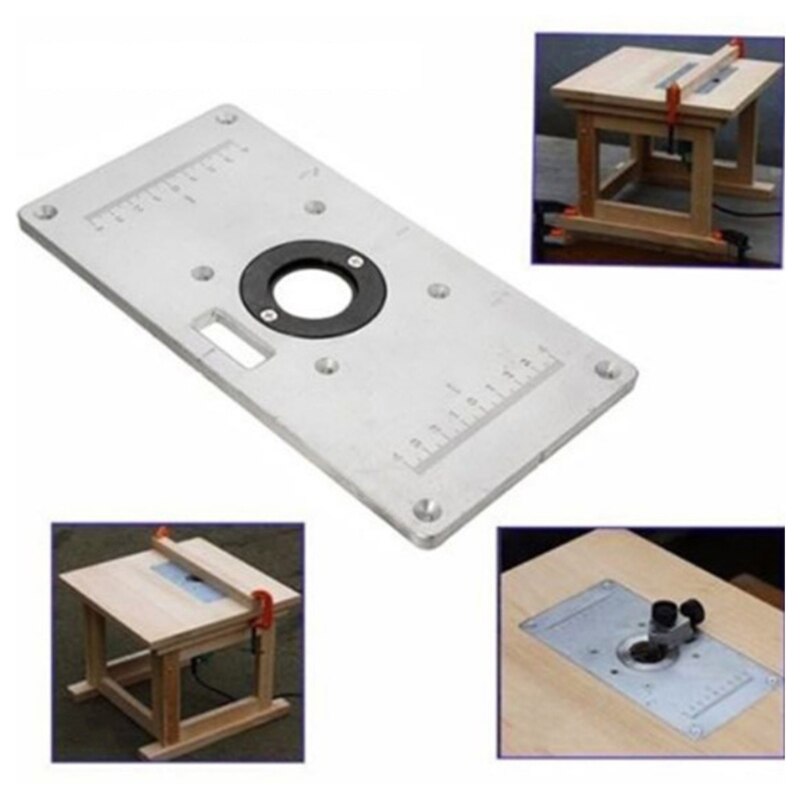 Aluminium Router Tafel Insert Plaat De Trim Panel Voor Houtbewerking Bankjes Met S