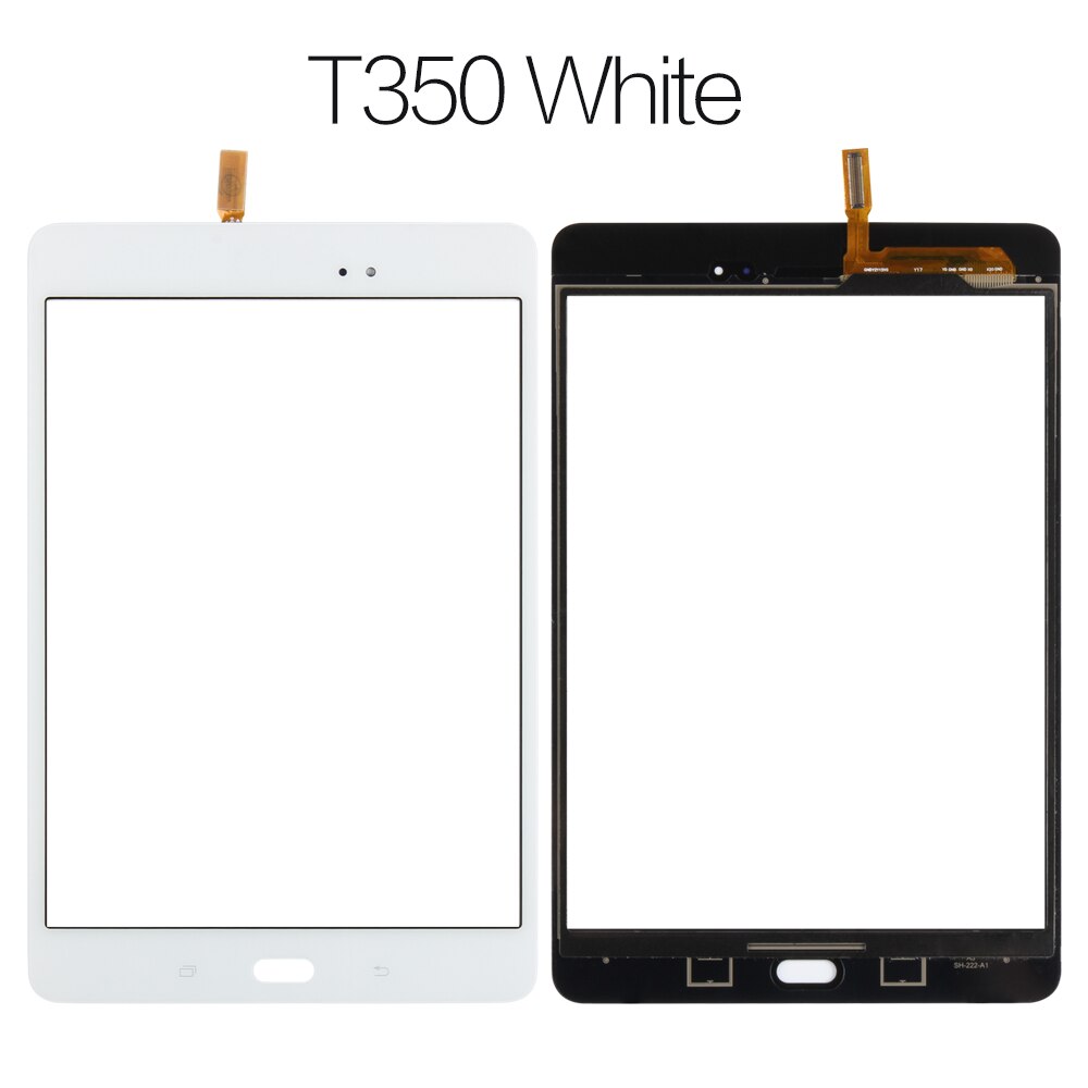 Srjtek Parts For Samsung Galaxy Tab A 8.0 T355 T350 SM-T355 SM-T350 Touch Screen Digitizer Sensor Glass Panel Tablet Replacement: t350 white