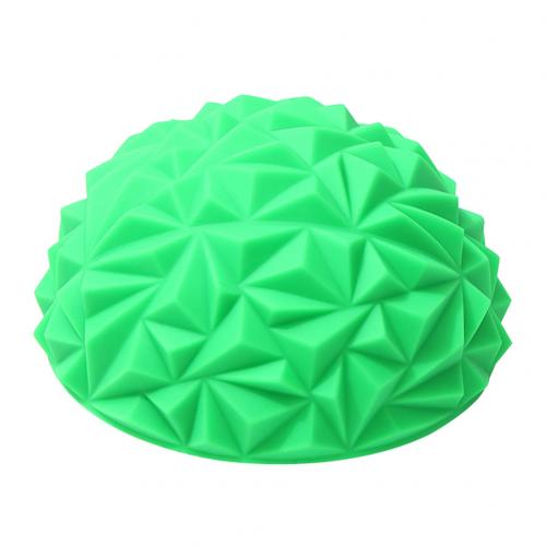 Pelota de masaje de Media bola para Fitness, accesorios de entrenamiento de Yoga para la salud: Verde