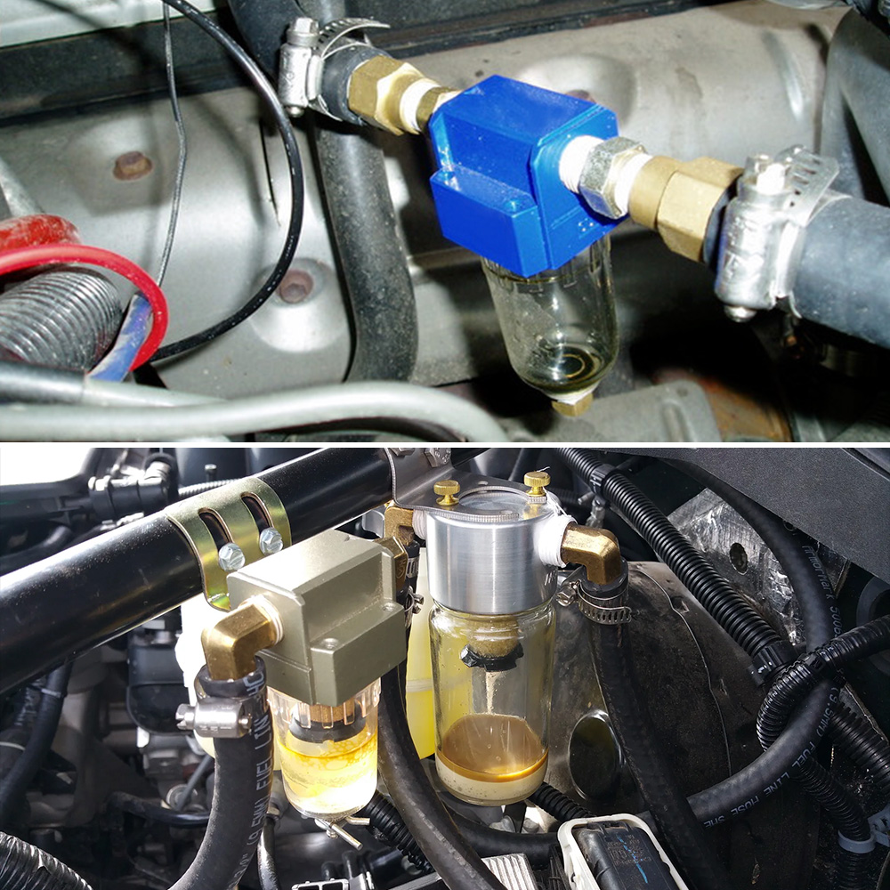Tanque de captura de aceite de motor Universal, puede filtrar las impurezas, accesorios para automóviles, PQY-OST01,