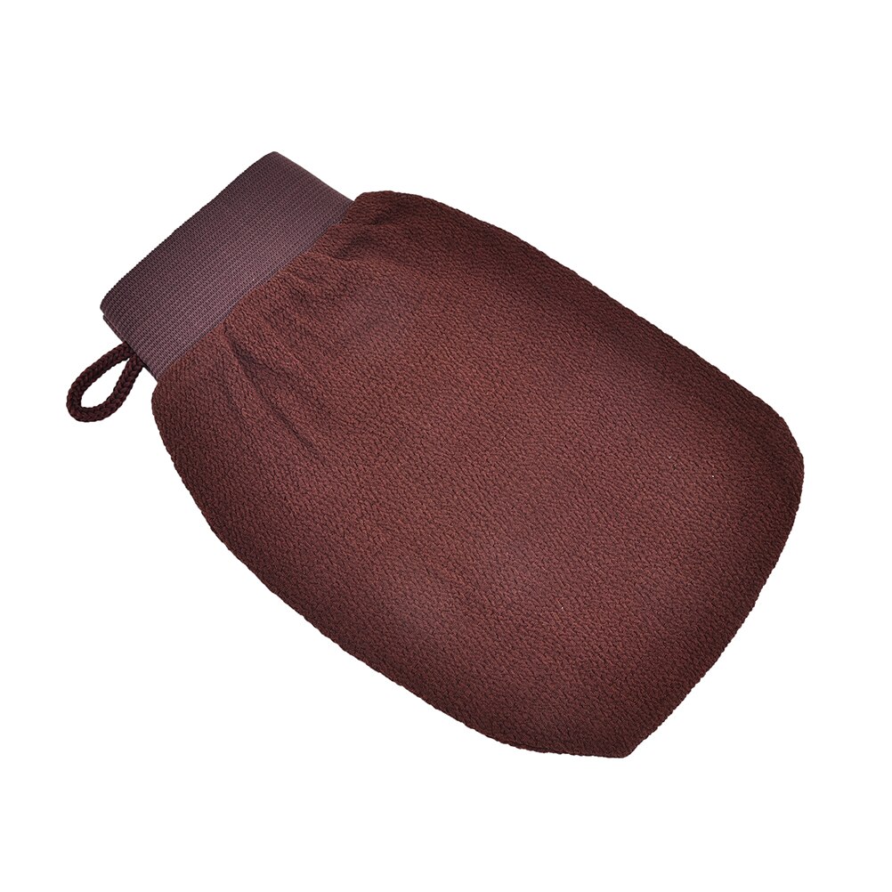 Hammam Shower Bath Scrub Glove Exfoliating Body Scrub Facial Tan Massage Mitt Removal Kessa Exfoliate Peeling Glove Towel: coffee