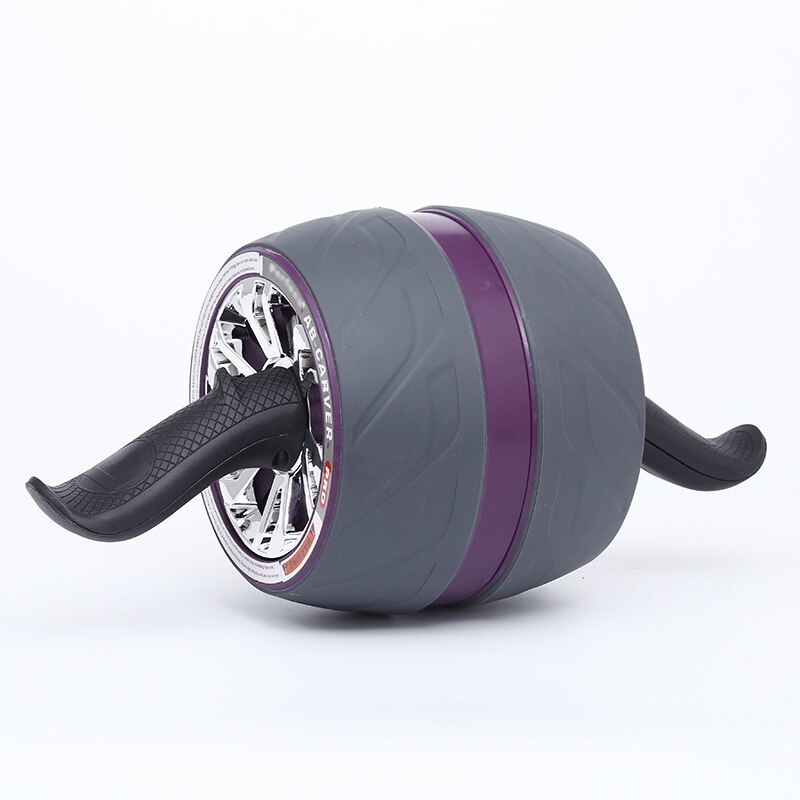 Automatic Rebound Fitness Ab Roller No Noise Abdominal Workouts Wheels With Mat For Home Gym Equipment Exercise Machin: Purple