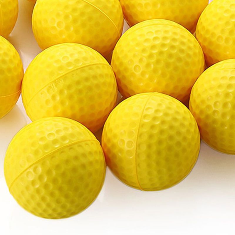 12 Pcs Golf Elastic Ball Hit Shot Putting Training Practice Aid Swing Sports M68D