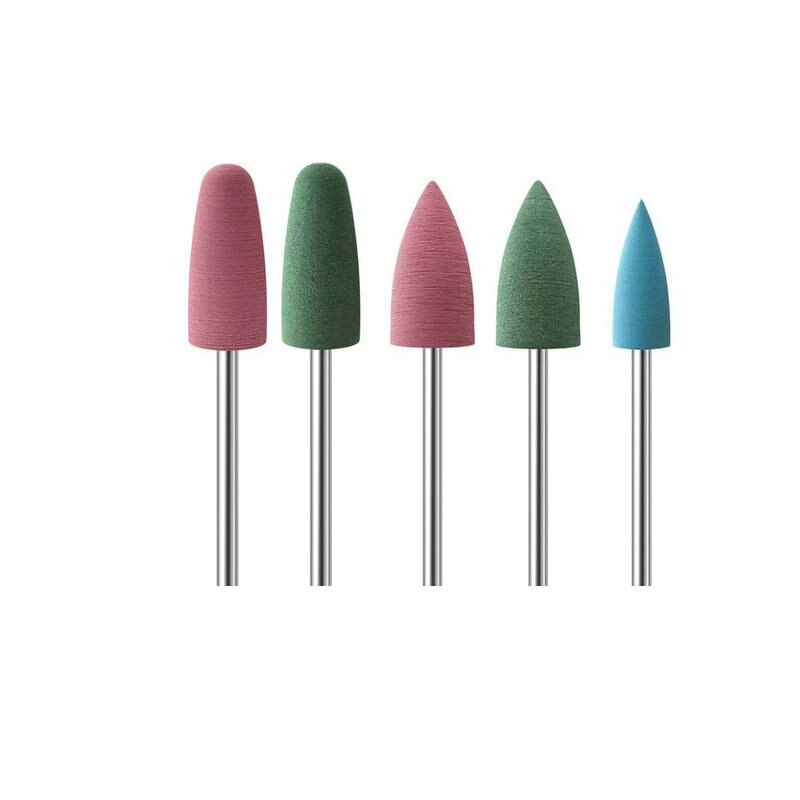 Brocas de unha de silicone de borracha, cabeça grande broca de unha amortecedor moinhos para manicure pedicure ferramentas de limpeza de cutícula removedor de pele: GXJ 5-07