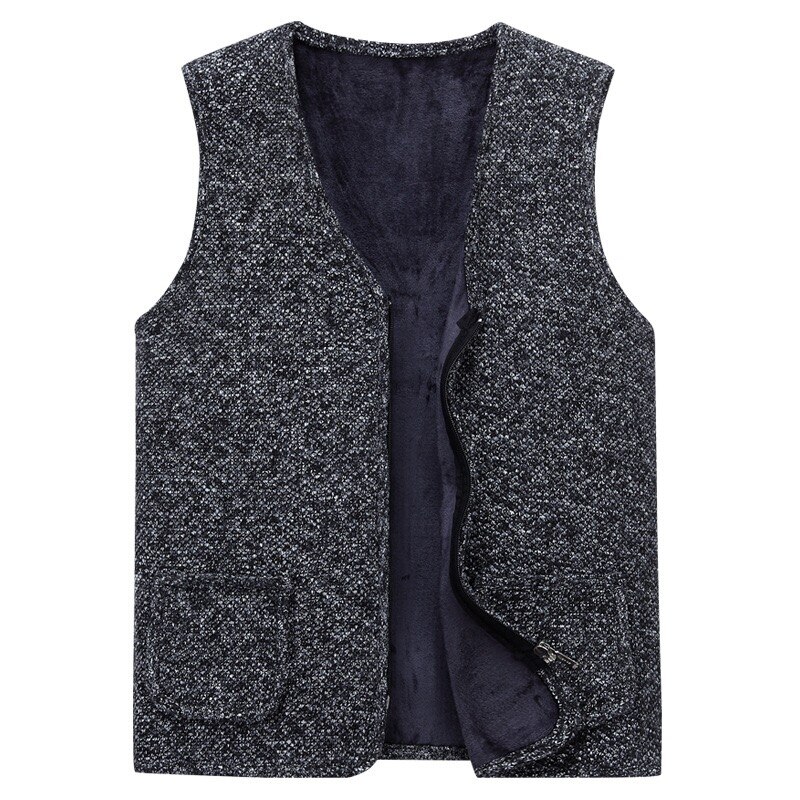 Til langt/pappa tykke gensere ermeløse cardigans Vest genser herre