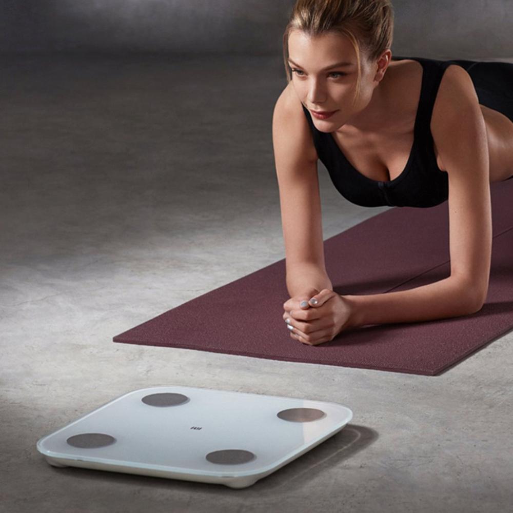 Xiaomi Smart poids corps graisse échelle maison 2 génération santé poids échelle Bluetooth 5.0 numérique Balance Test travail avec APP