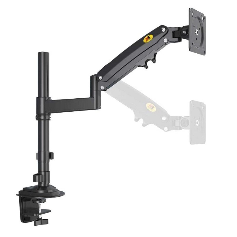 NB North Bayou – moniteur de mouvement complet H100, support de bureau, affichage pivotant, bras à ressort à gaz pour écran LCD/LCD de 2-12KG et 22-35 pouces
