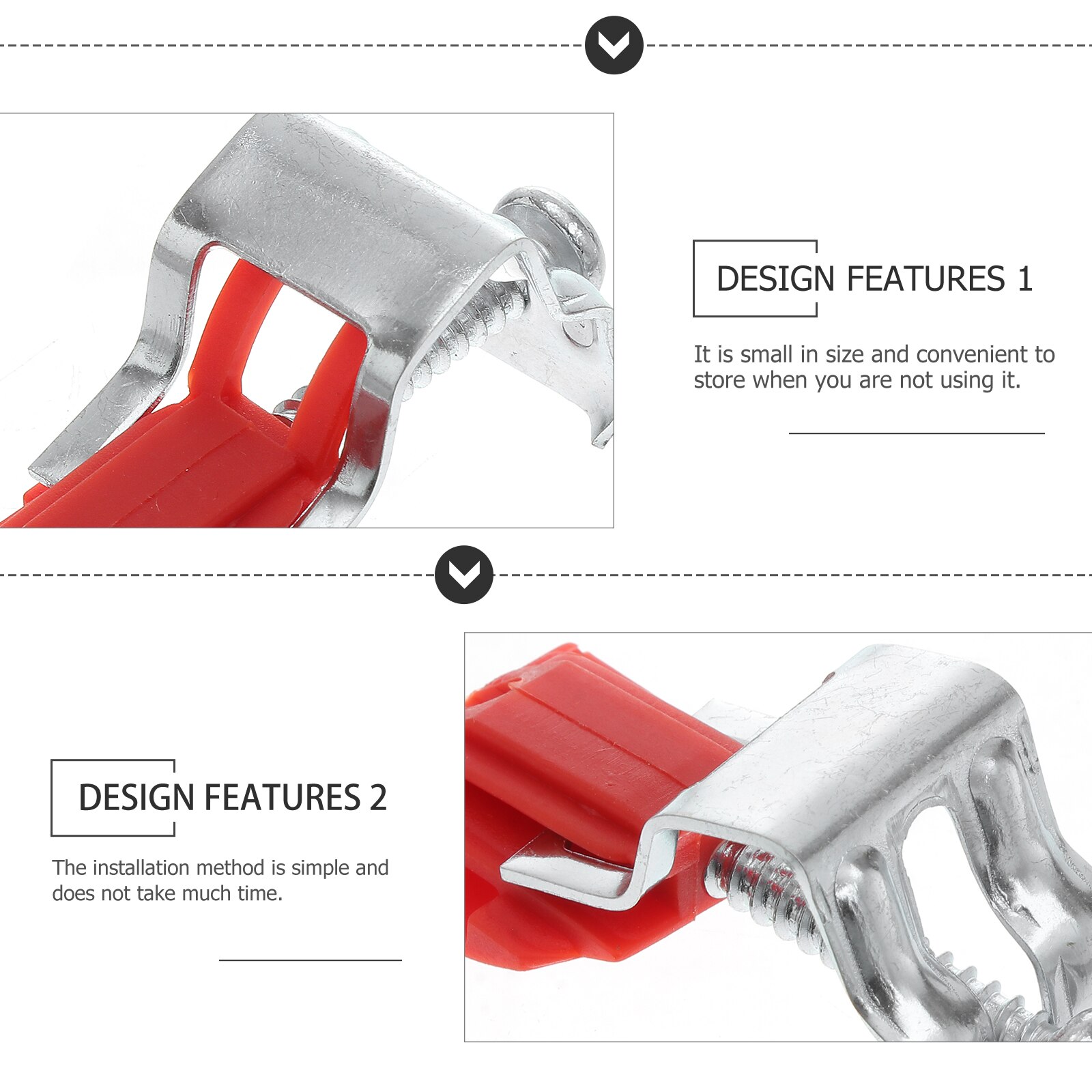 5pz Lavello fissaggio morsetti cucina Lavello montaggio clip Accessori piatto stoffa clip