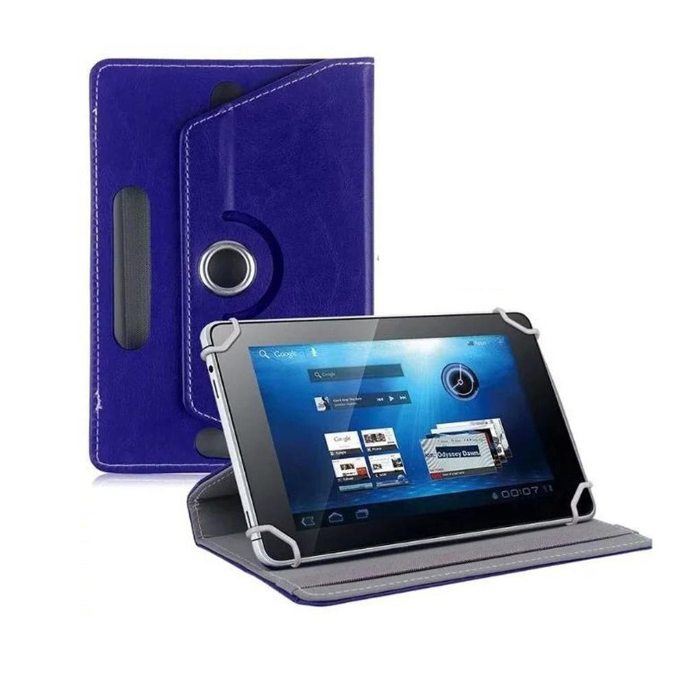 7 inch 8 inch 9 inch 10 inch flat case crystal pattern universal protective case tablet universal leather case: 10 inches Blue