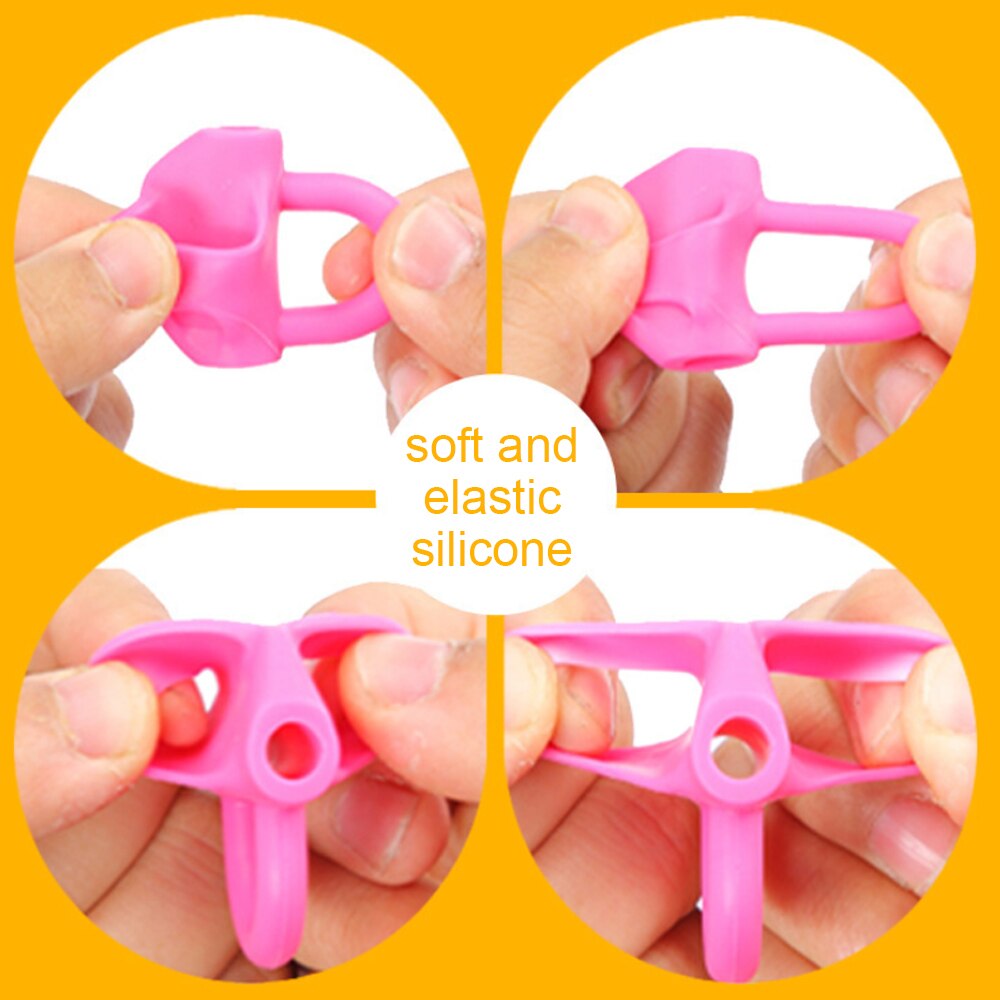 3pcs Silicone Pencil Grips for Kids Handwriting Posture Correction Finger Grip Pen Writing Aid Grips for Children Preschoolers