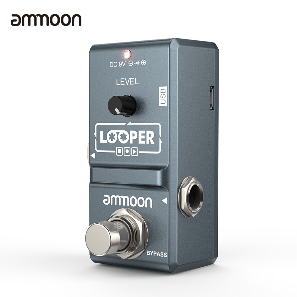 ammoon AP-09 Looper Guitar Pedal Nano Series Loop Electric Guitar Effect Pedal True Bypass Unlimited Overdubs guitar accessories