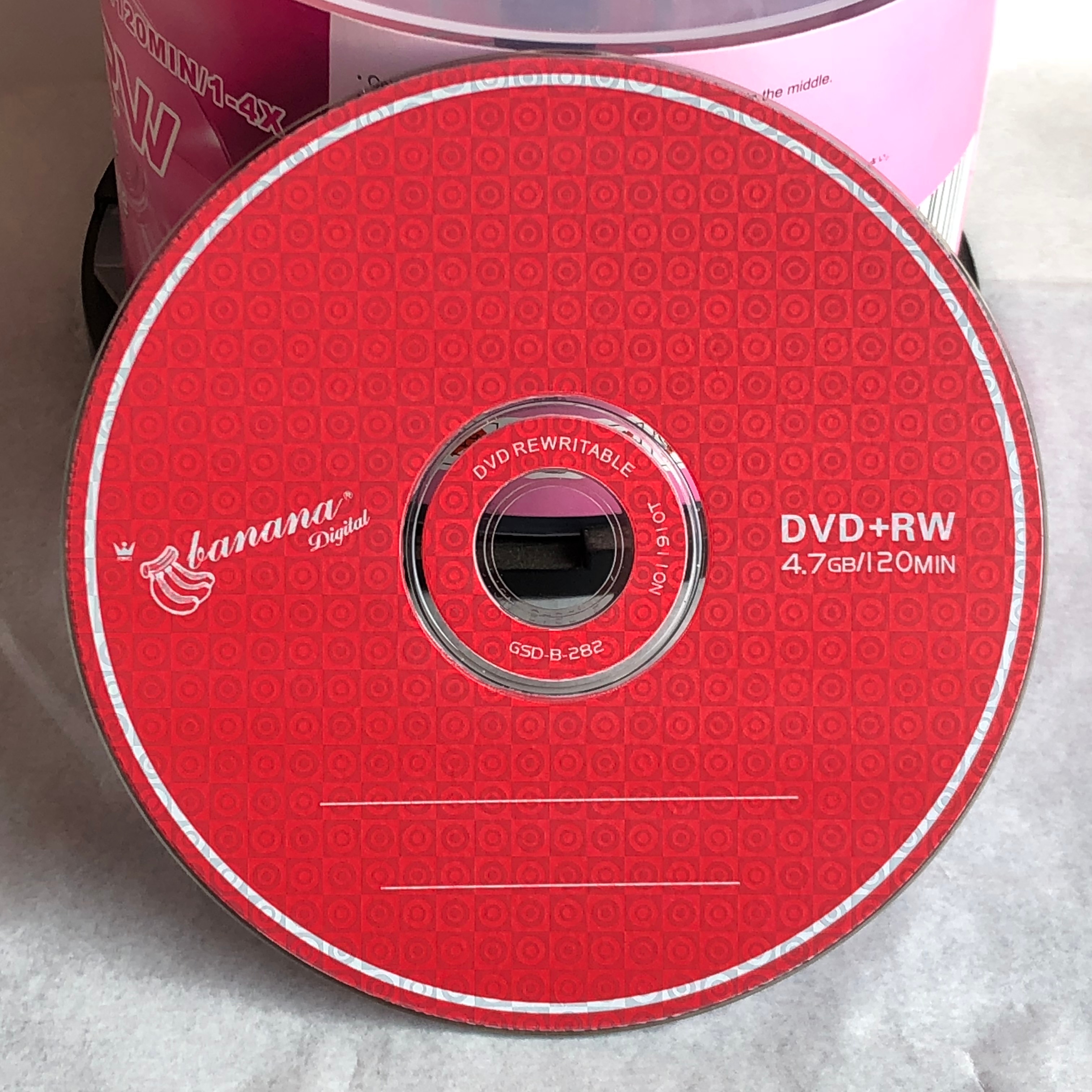 10 discos de grado A 1-4x 4,7, DVD virgen GB + Disco RW,