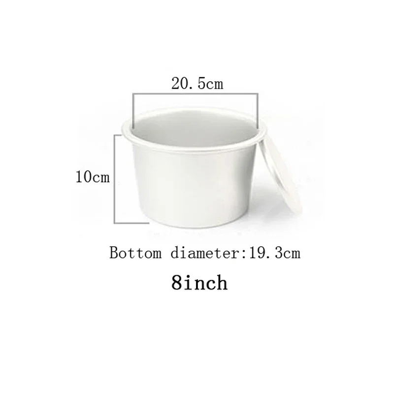 4/5/6/8Inch Hollow Schoorsteen Chiffon Cake Bakken Pan Verhooging Verdikking Cheesecake Mousse Cakevorm bakken Accessoires: Army Green