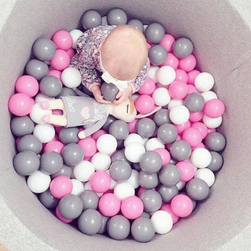 50 Pcs/lot Eco-Friendly Colorful Ball Plastic Ocean Ball Children Funny Toys Baby Kid Swim Pit Toy Water Pool Wave Ball Dia 7CM