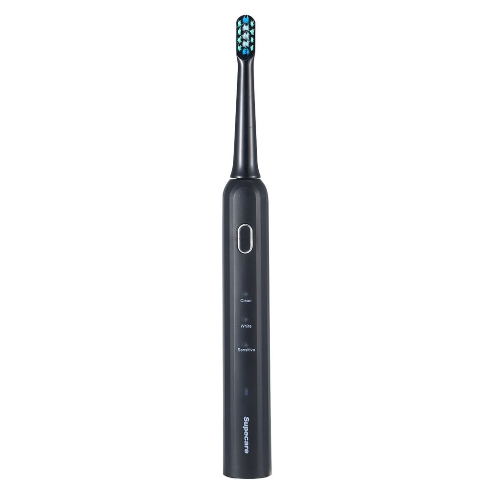 Electric Toothbrush Sonic Whitening Timer Brush 3 Mode USB Charger Rechargeable 2 Tooth Brushes Replacement Heads For Adult Kid: Default Title