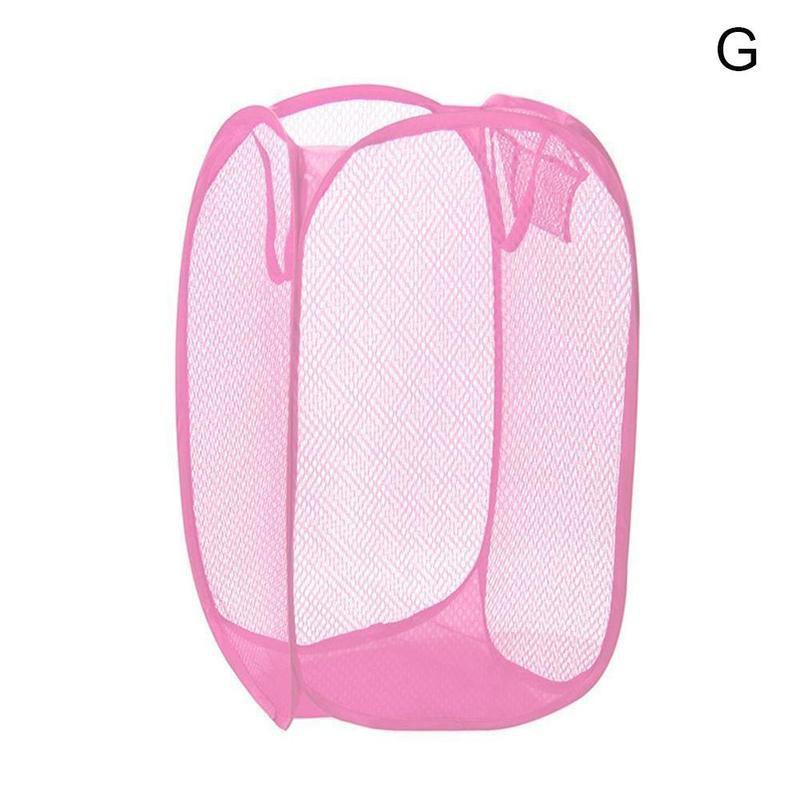Cesta de ropa sucia plegable para niños, cesta de almacenamiento de ropa sucia, de nailon, juguetes de almacenamiento para el hogar, varios colores, V9C5: Pink
