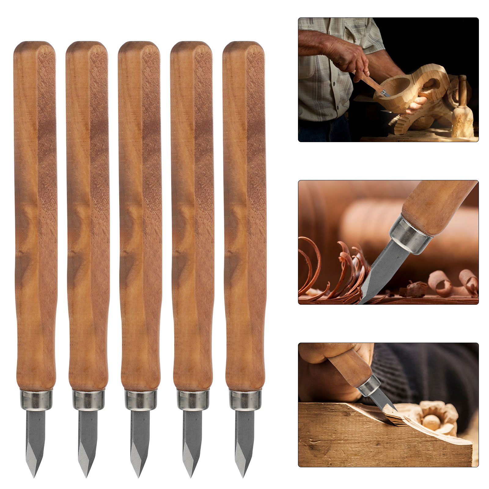 Woodcut Knives Wood Carving Tool Woodworking Hobby Craft Cutters Woodworking Marking Tool 13.50X2.00cm: Default Title