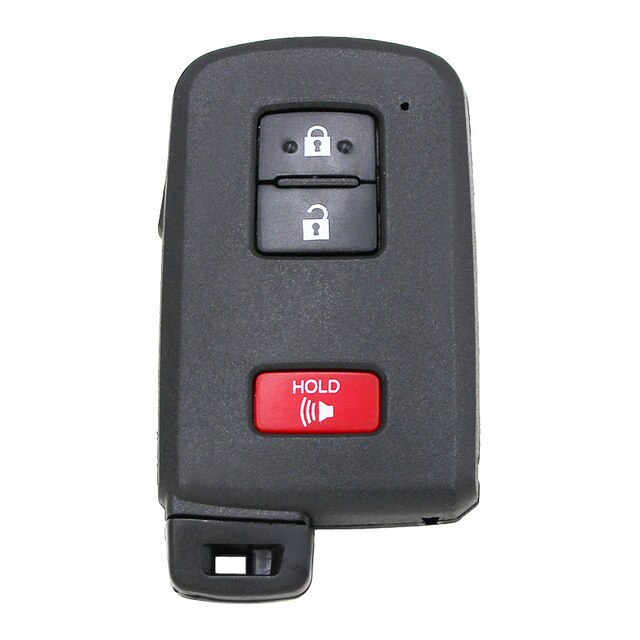 Carcasa de llave remota inteligente, carcasa de 2/3/4 botones Fob para Toyota Avalon Camry RAV4 con llave de emergencia: D